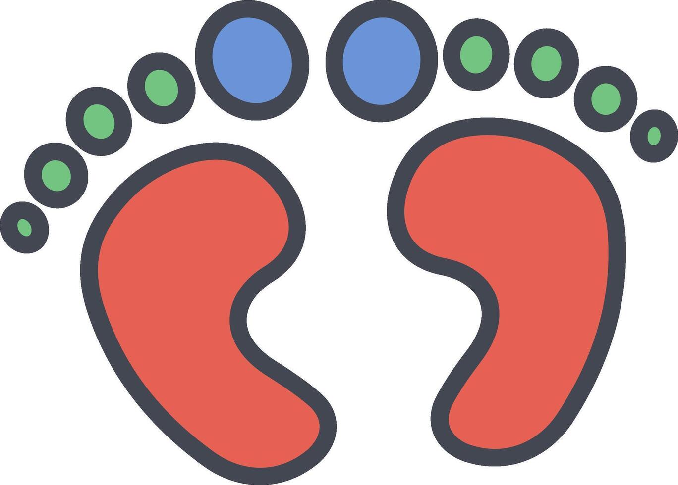 Feet Vector Icon