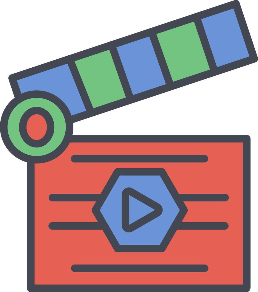 Clapper Vector Icon