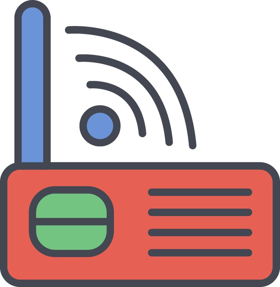 Modem Wifi Vector Icon