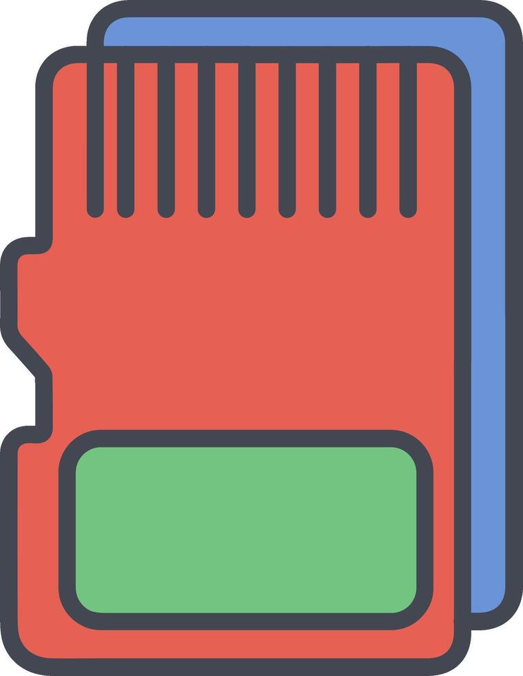 SD Card Vector Icon