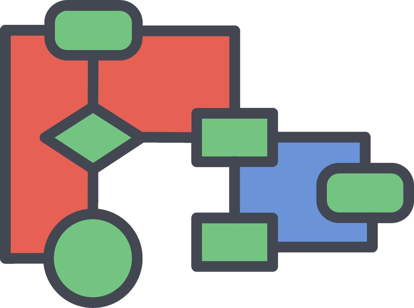 Flowchart Vector Icon 41830588 Vector Art at Vecteezy