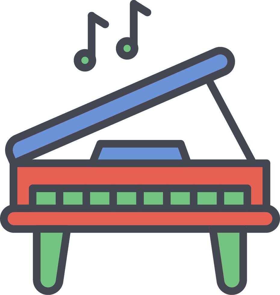 Piano Vector Icon