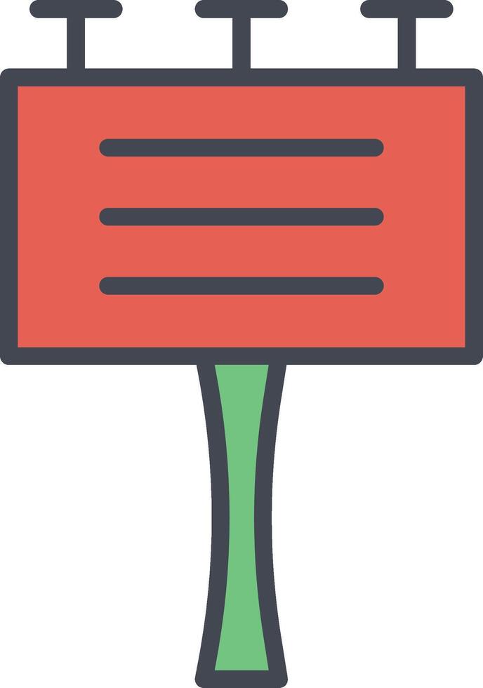 Signboard Vector Icon