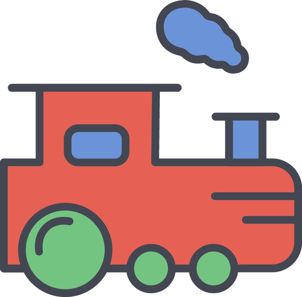 icono de vector de trenes