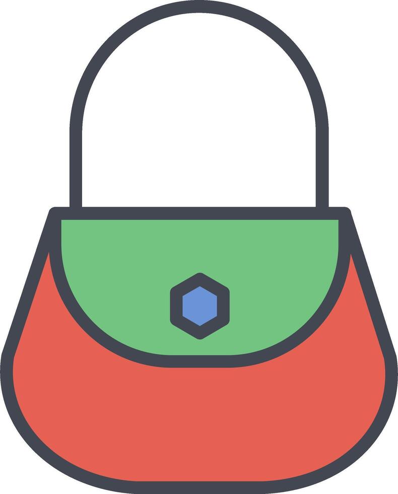 Ladies Bag Vector Icon