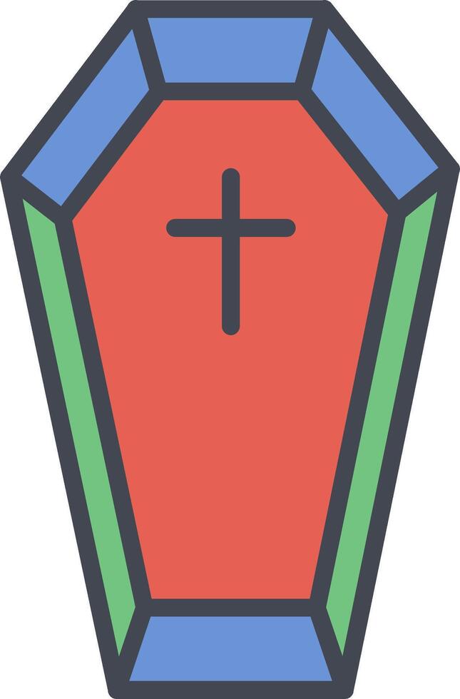 Coffin Vector Icon