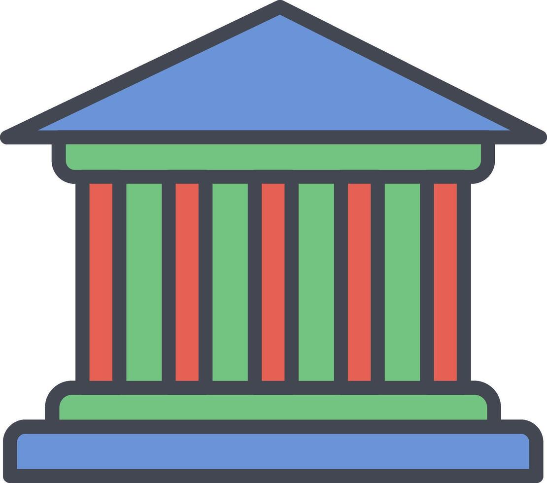 Parthenon Vector Icon