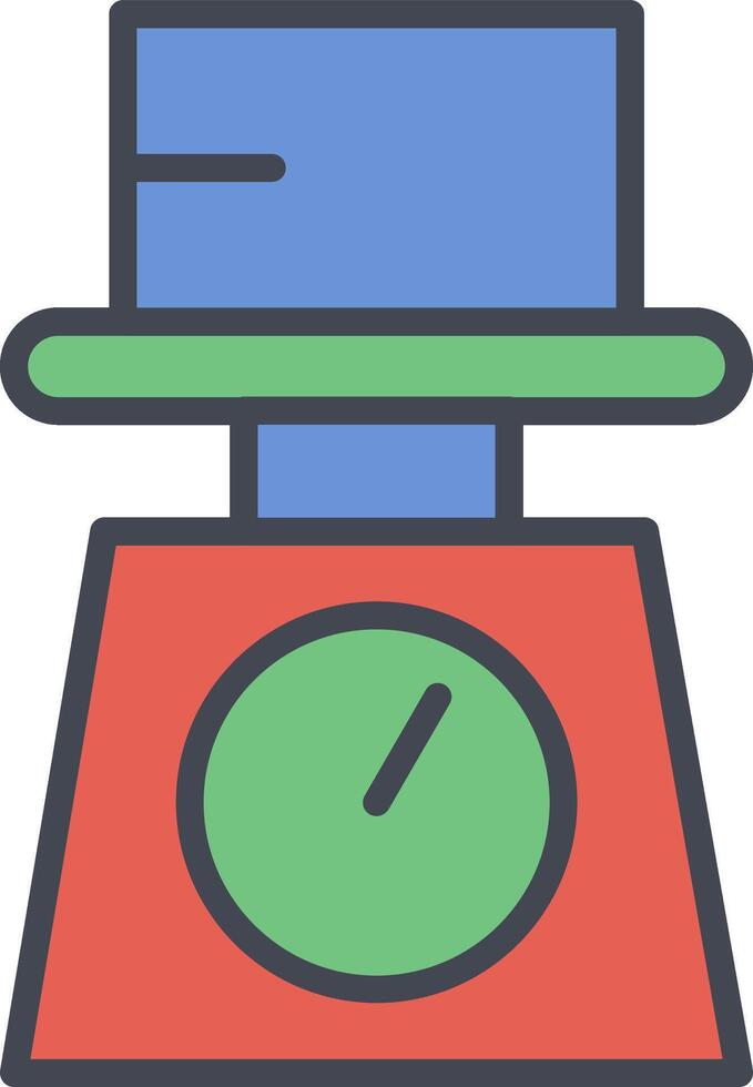 Weight Scale Vector Icon