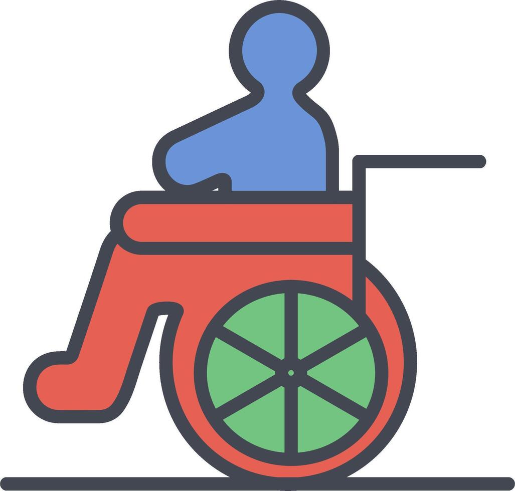 Wheelchair Vector Icon