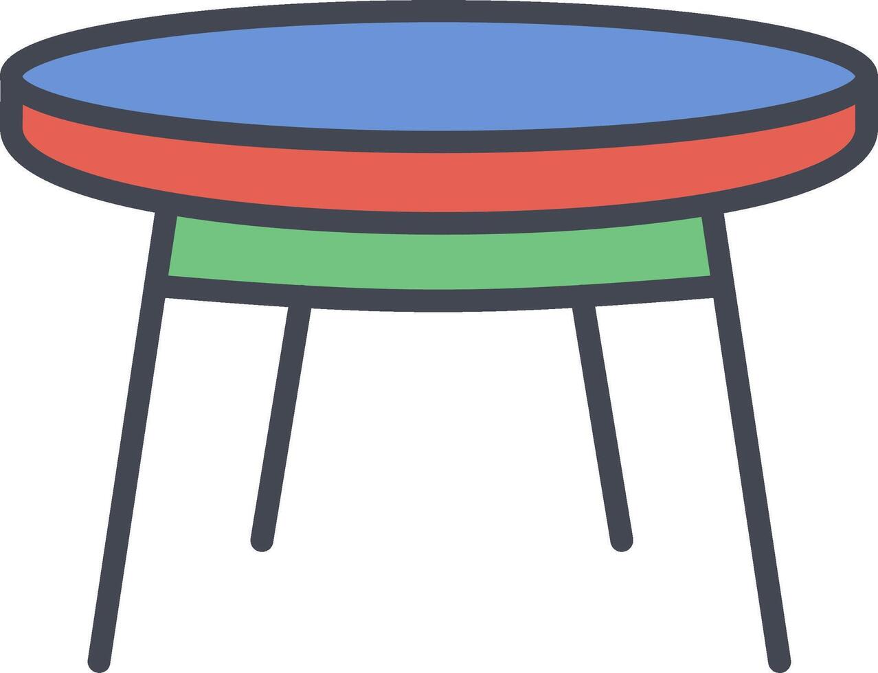 Small Table Vector Icon