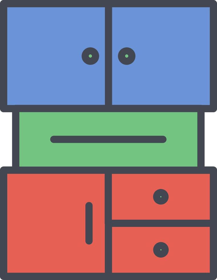Cabinets Vector Icon