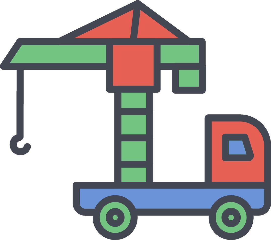 Lifter Crane Vector Icon