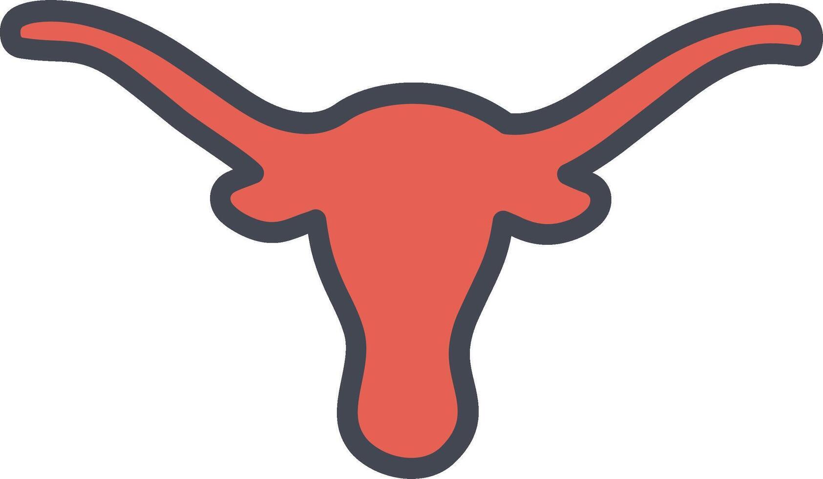 Bull Horns Vector Icon