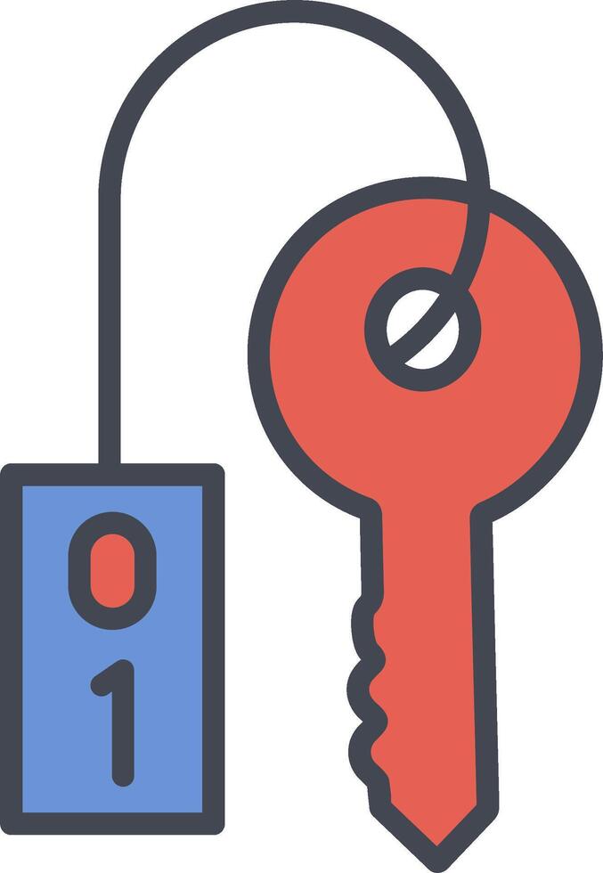 Hotel Keys Vector Icon