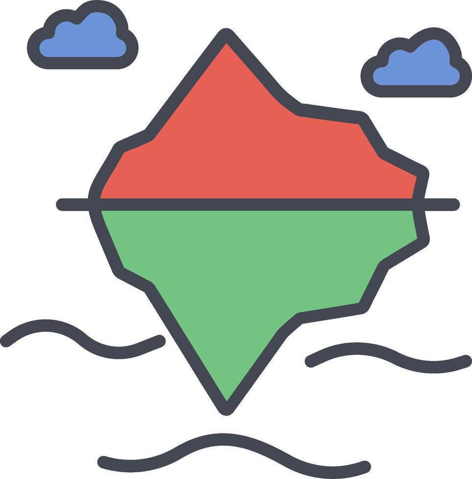 Iceberg Vector Icon