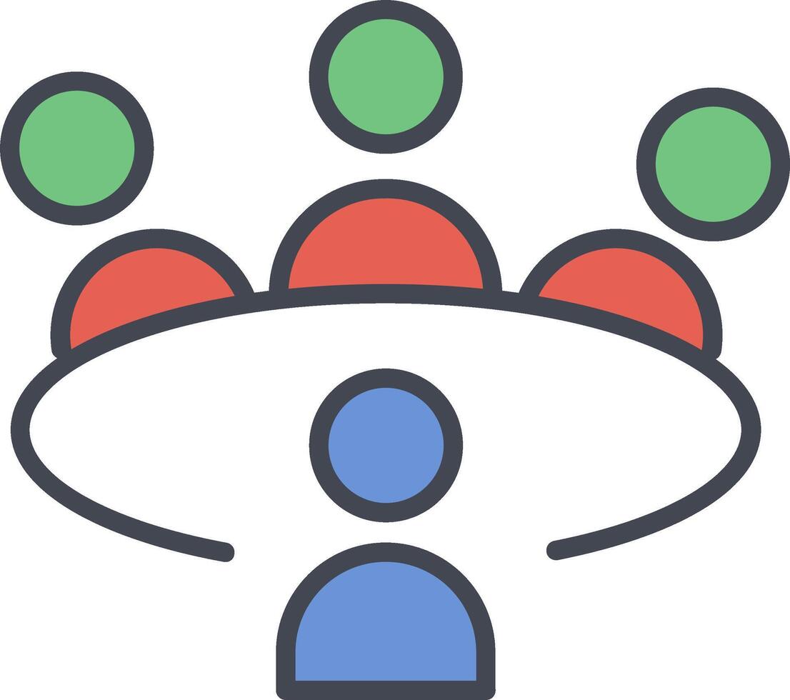 Conference Table Vector Icon
