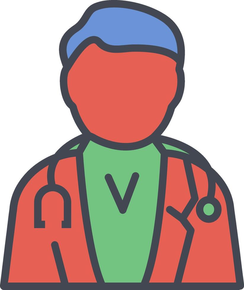 Male Doctor Vector Icon