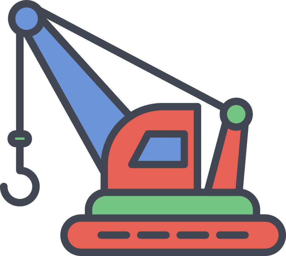 Crane I Vector Icon