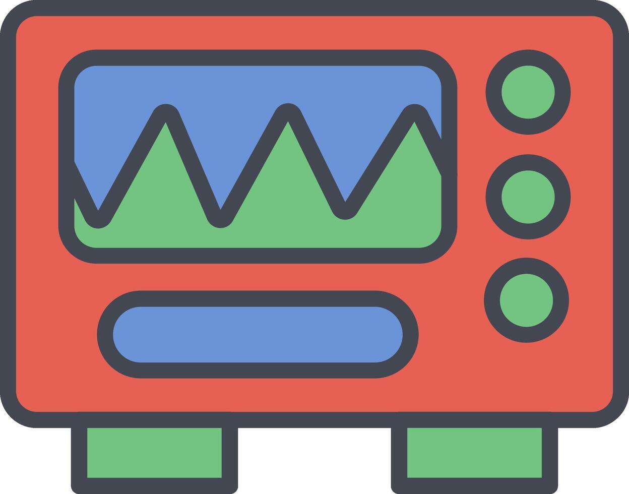 Oscilloscope Vector Icon