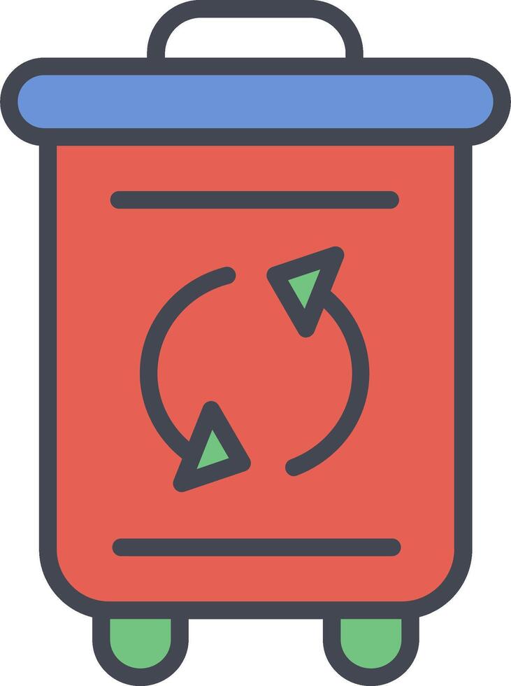 Recycle Bin Vector Icon