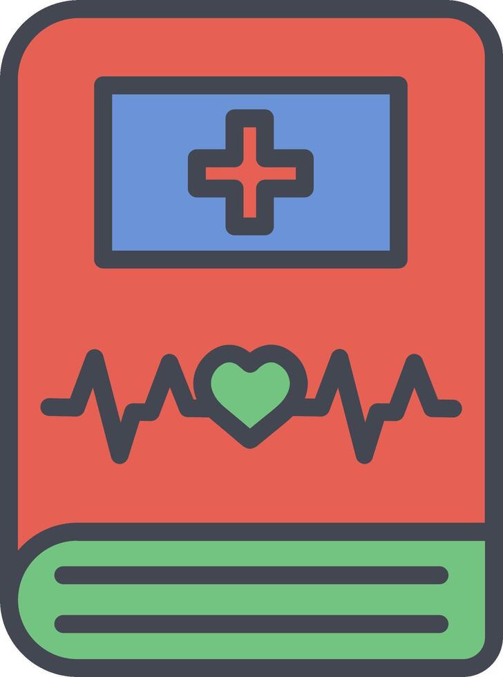Medical Book Vector Icon