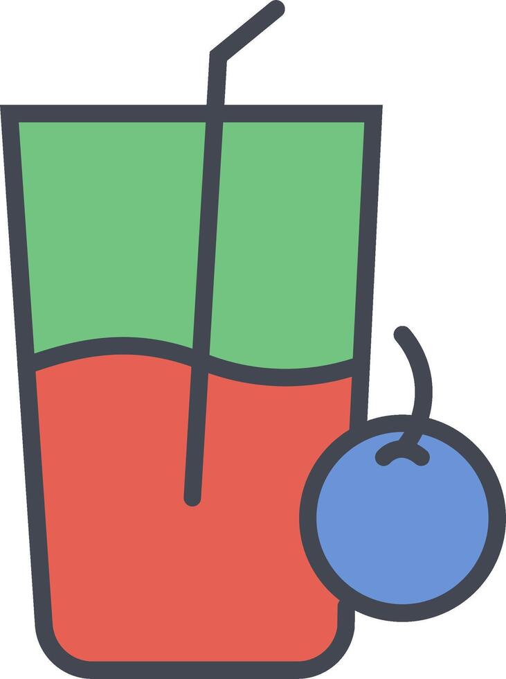 icono de vector de jugo