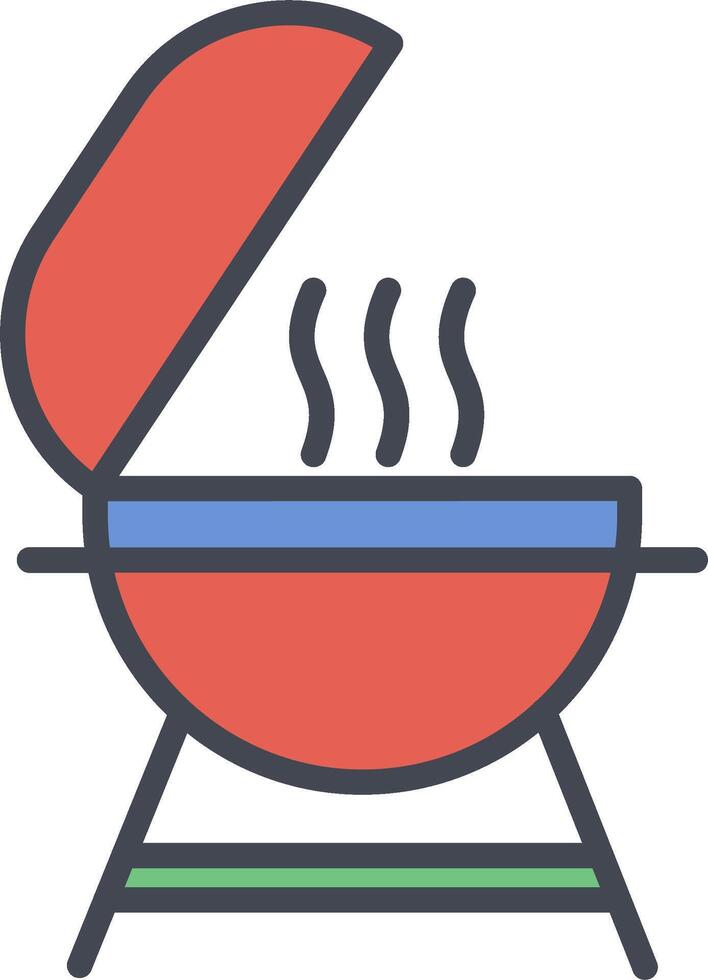 icono de vector de barbacoa