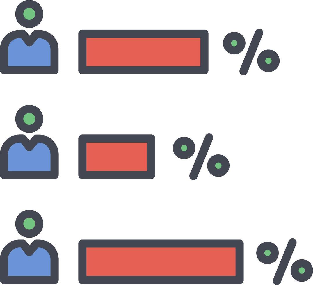 Voting Result Vector Icon
