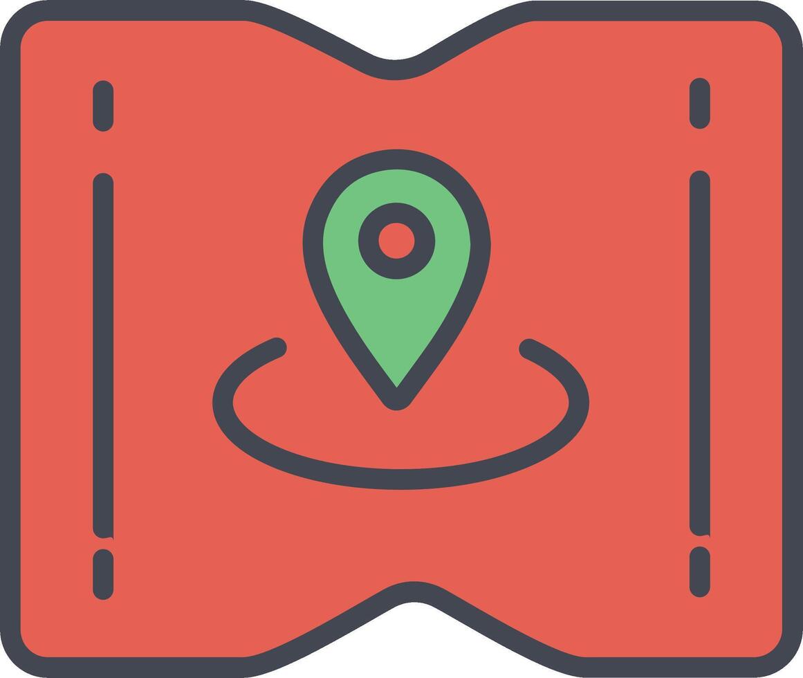 Map and Location Vector Icon