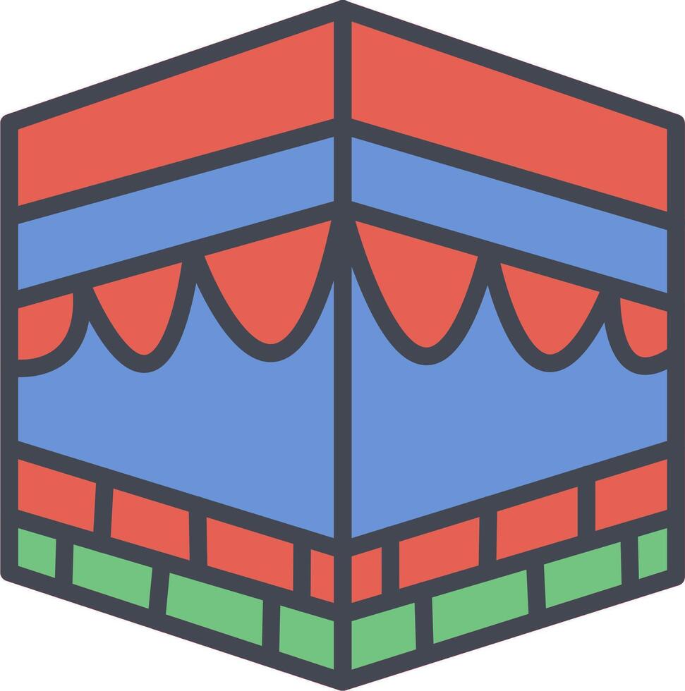 Khana Kaba Vector Icon