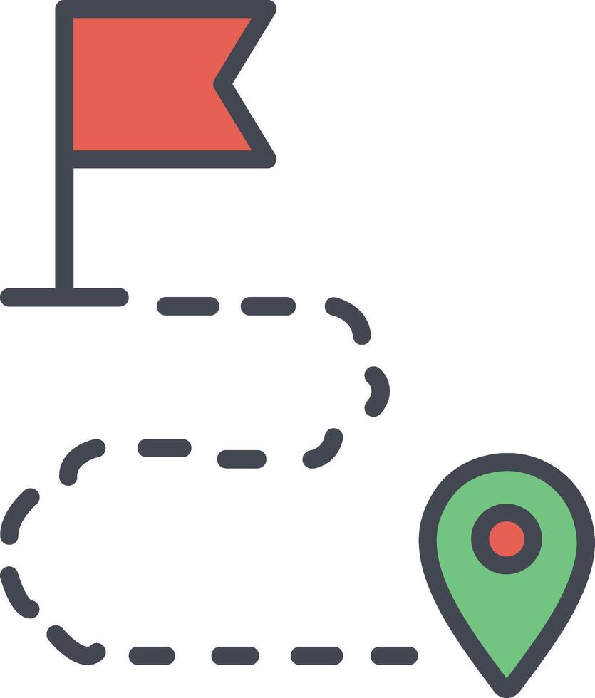Google Map Vector Icon