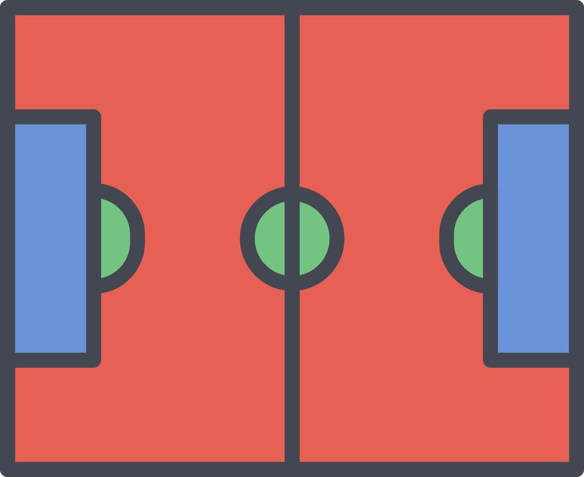 Football Field Vector Icon