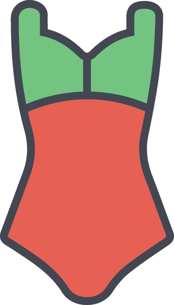 Swim Suit Vector Icon