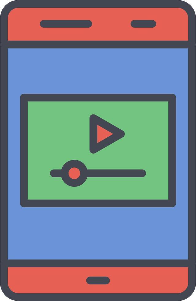 icono de vector de videos