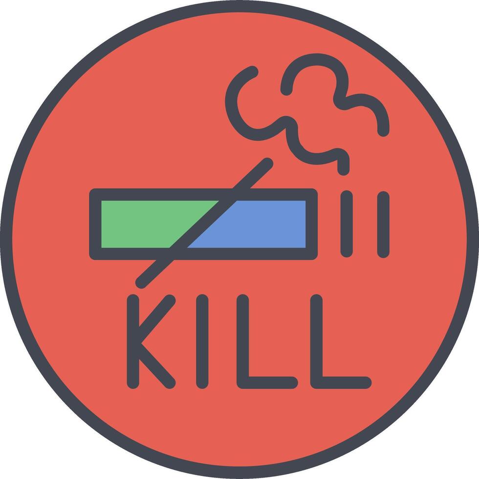 Smoking Kills Vector Icon