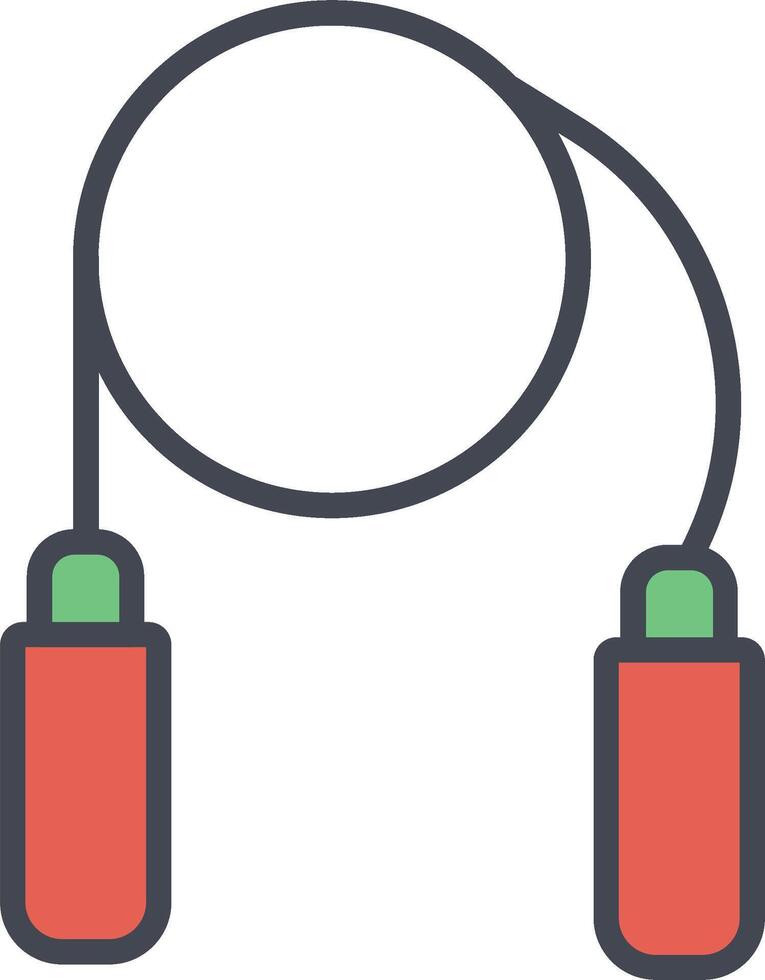 Jumping Rope Vector Icon