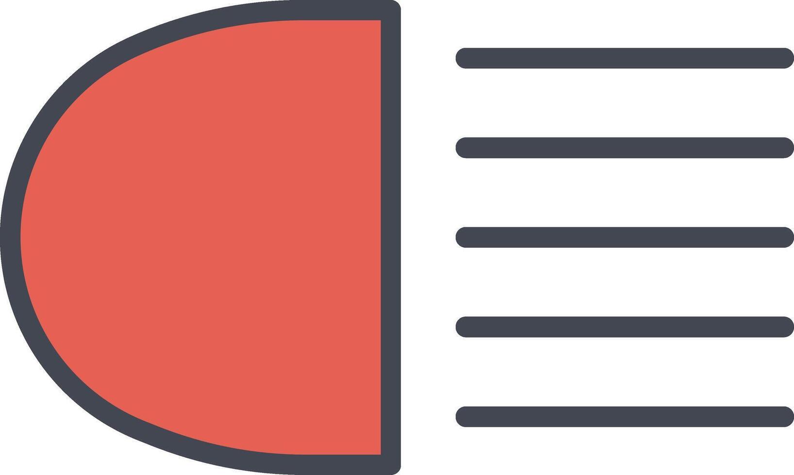 Headlight Vector Icon