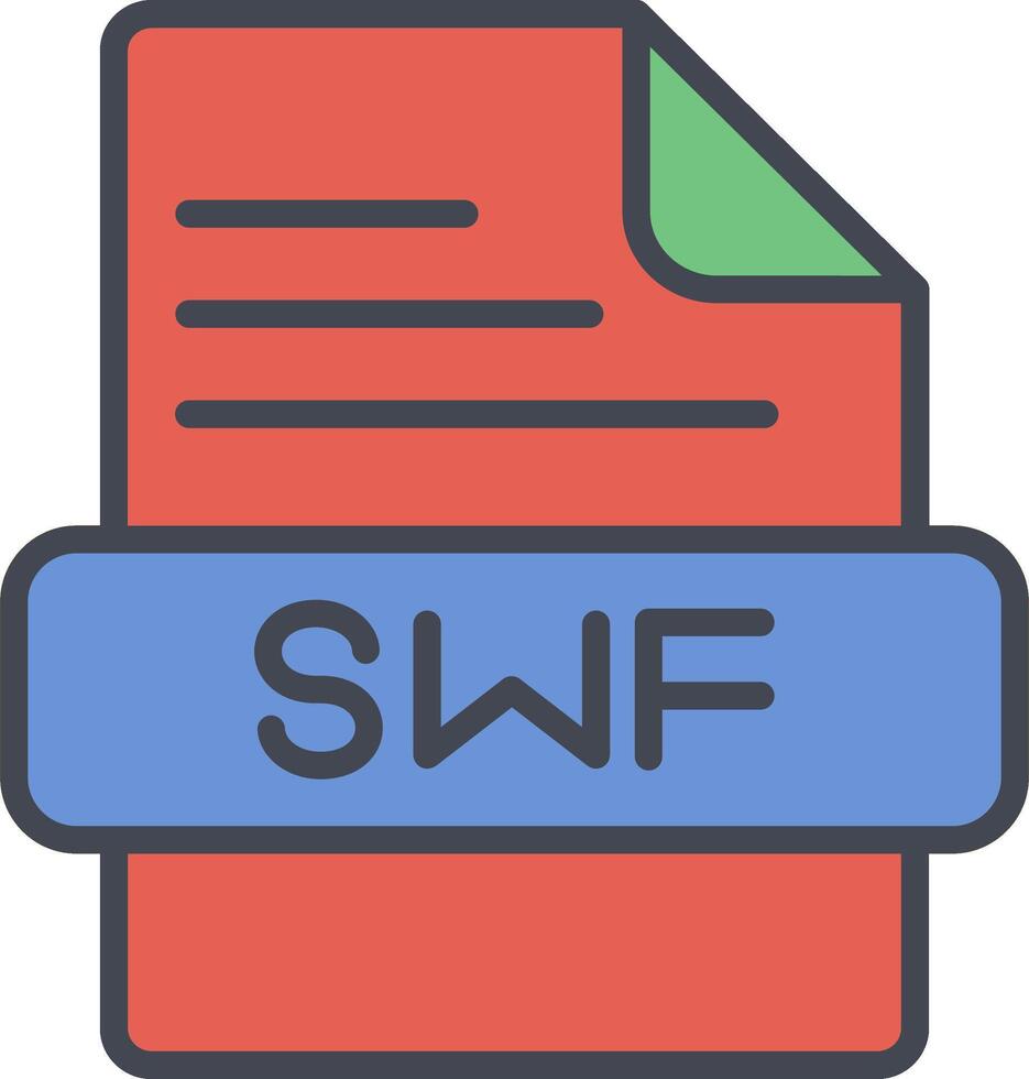 SWF Vector Icon