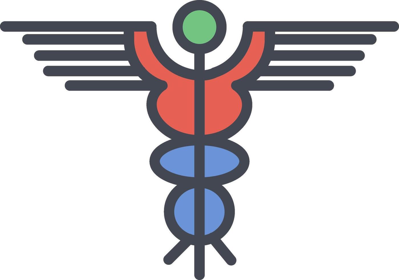 Caduceus Vector Icon