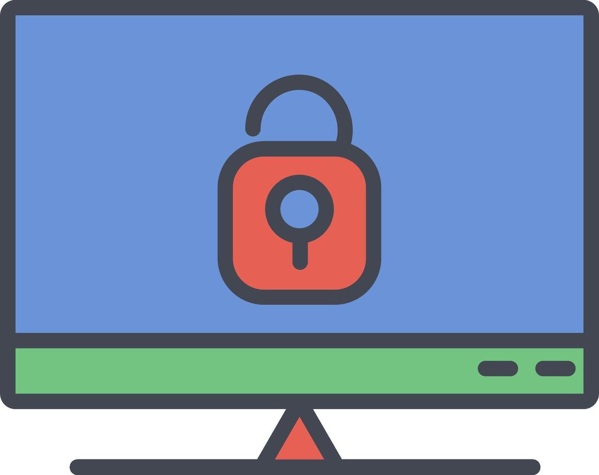 Closed Access Vector Icon