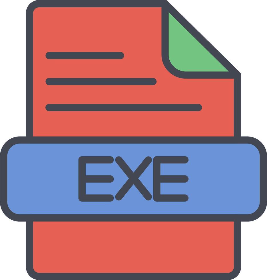 EXE Vector Icon