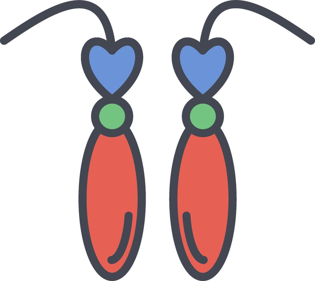 Earrings Vector Icon