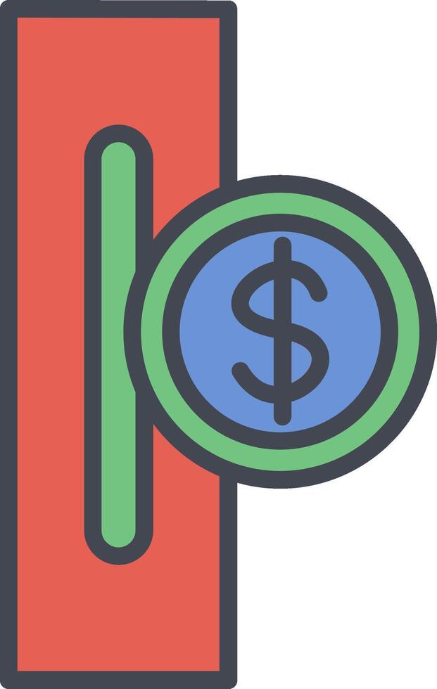 Slot for Coins Vector Icon