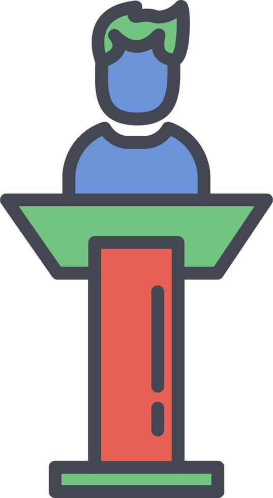 Elected Candidate Vector Icon