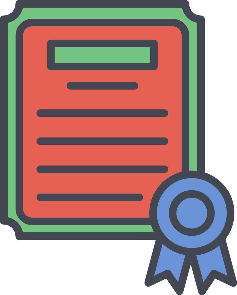 Diploma Vector Icon