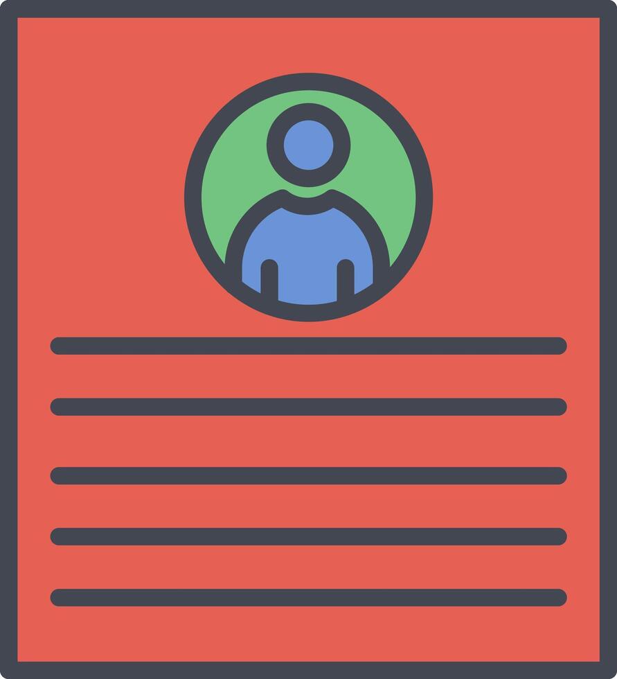 Client Profile Vector Icon