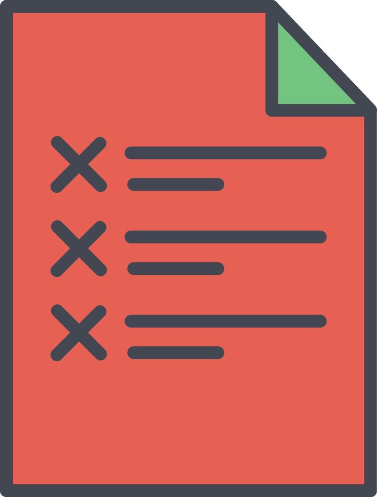 Business Note Vector Icon