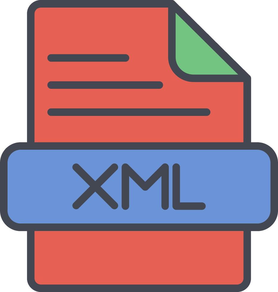 XML Vector Icon