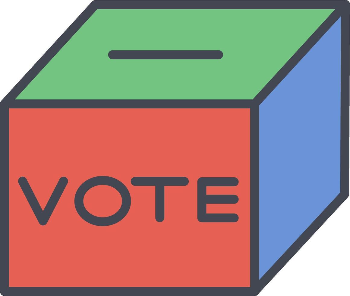 Ballot Box Vector Icon