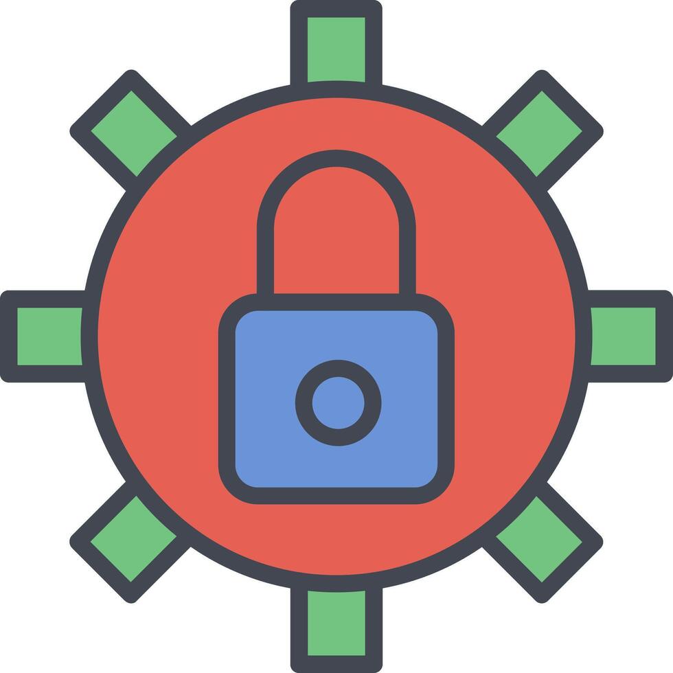 Security Settings Vector Icon